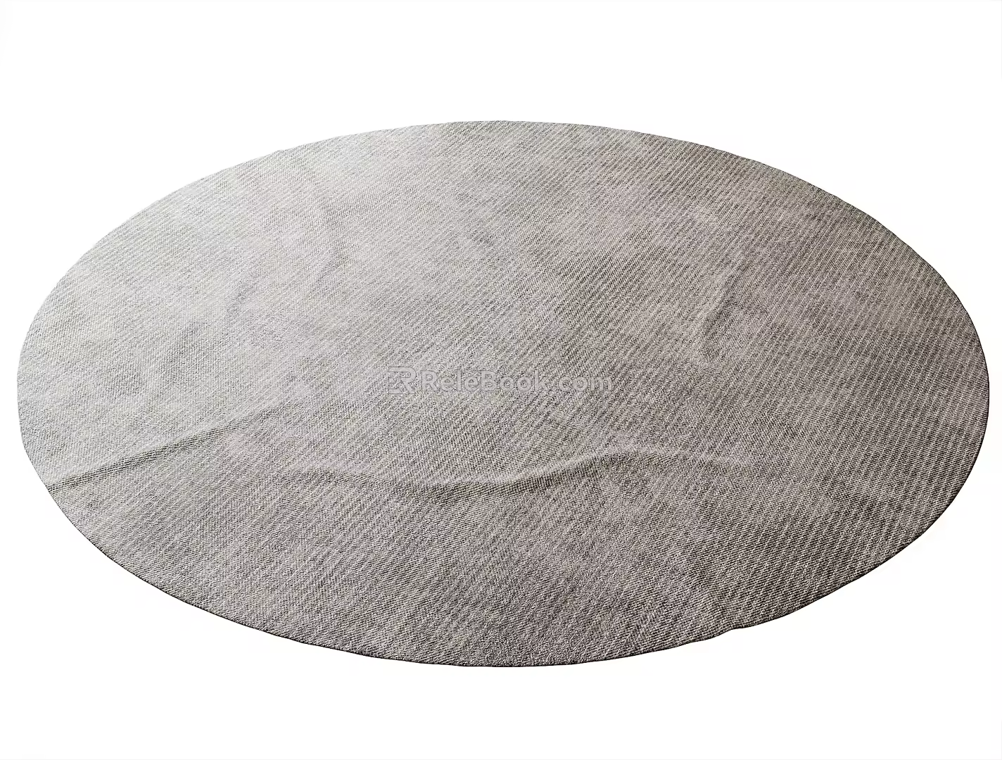 Round carpet 3d model