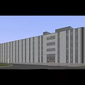 Modern Industrial Factory Building Exterior With Multi Storey Structure And Landscaping
