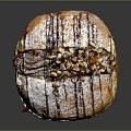 Modern Bread Sandwich Bread 3d model