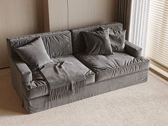 Double sofa 3d model