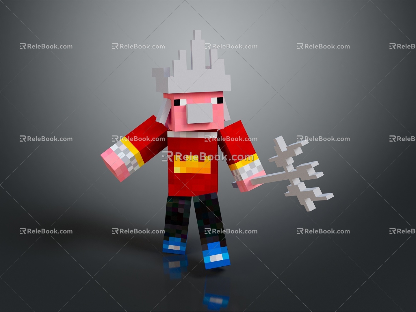 Toys like plain figures Realistic toys 3d model