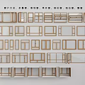 Aluminum Alloy Window Folding Window Floor-to-ceiling Window Single Open Window Sash Window Balcony Window Bay Window 3d model