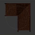 Detailed 3D Brown Weapon Model Featuring Staircase Structure And Texture