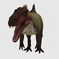 Dinosaur Tyrannosaurus rex Reptiles Ancient creatures carnivorous dinosaur Jurassic low face number low model simple model game film and television level super realistic 3d model