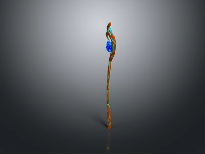 Scepter Ancient Scepter Cane Ancient Scepter Magic Scepter Metal Scepter Classical Scepter Magic Scepter 3d model