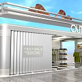 Modern Outlet Store Exterior And Interior Design At Wanda Plaza Shopping Mall With Clothing Displays