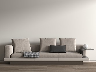 Modern Minotti Miloti Sofa 3d model