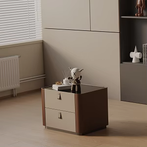 Modern Bedside Cabinet 3d model