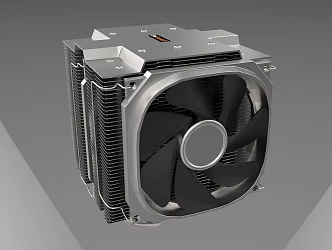 computer accessories radiator 3d model