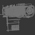 Industrial Equipment With Silver Spherical Tank Pressure Gauge Pipes And Brass Components