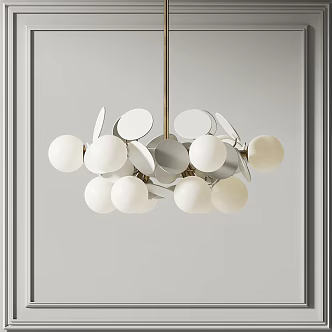 Nordic Chandelier Spherical Chandelier 3d model