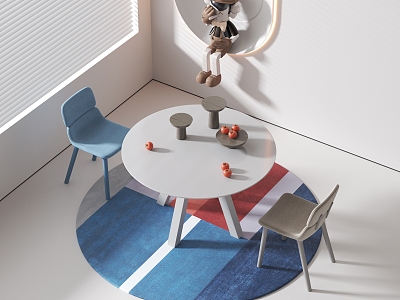 Casual tables and chairs model