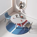 Casual tables and chairs 3d model