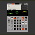 Versatile Compact Portable Electronic Device With Digital Display Screen Control Knobs And Buttons