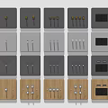 Modern Socket Creative Switch Socket 3d model