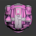 Modern Robot Cyber Cat Sci-Fi Cat Cyberpunk Cat Cyberpunk Cat 3d model