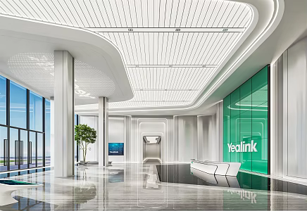 Modern Hall Company Reception Hall Company Reception Office Building Reception Area Reception Desk Bar Reception Desk Reception Desk Reception Desk Reception Desk 3d model