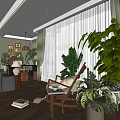 Retro balcony 3d model