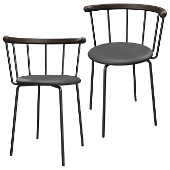 Single Chair Dining Chair 3d model