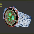 Trendy White Strap Watch With Black Numbers And Modern Dial Design For Daily Use
