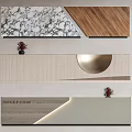 Service Desk Combination Front Desk 3d model