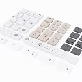 Modern switch socket switch 3d model