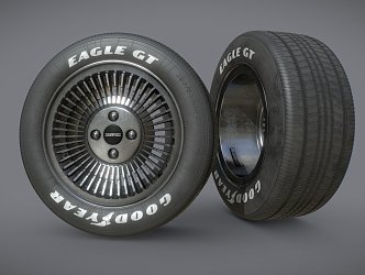 Hyundai Wheel DeLonin Wheel 3d model