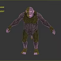 Monster Warrior Alien Monster Alien Monster 3d model