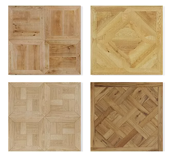 Modern flooring advanced wood flooring parquet template combination 3d model