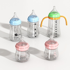 baby bottle 3d model