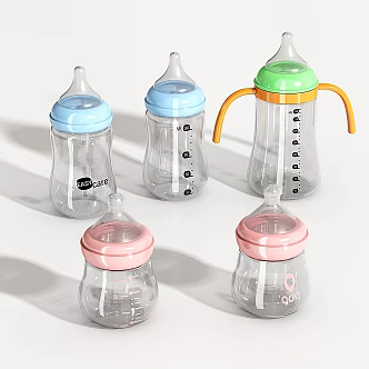 baby bottle 3d model