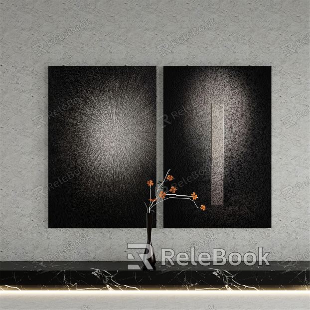 Quiet decorative painting Minimalist decorative painting model