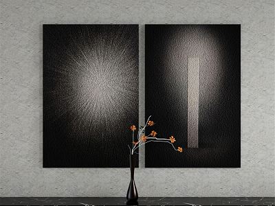 Quiet decorative painting Minimalist decorative painting model