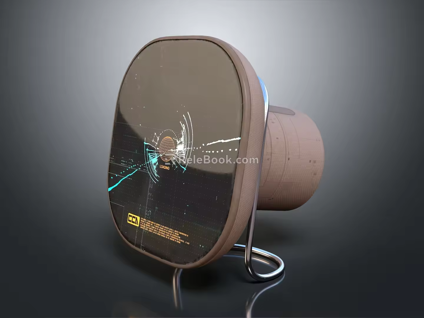 modern sound sci-fi sound 3d model