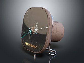 modern sound sci-fi sound 3d model