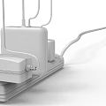 Modern socket transformer plug 3D 3d model