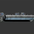 Three Small Boats With Wooden Seats And Metal Hulls On Dark Reflective Surface