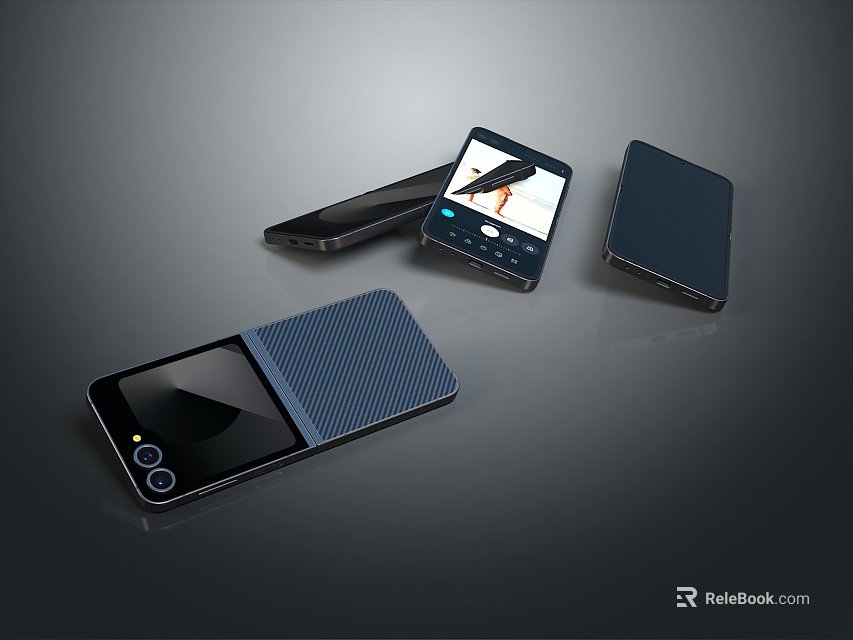 Modern Ultra Slim Laptop With Metallic Finish Touchscreen And Ergonomic Keyboard 3d model 