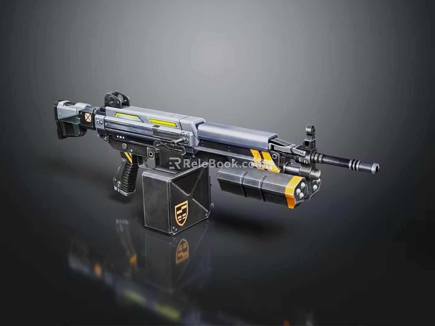 Modern Sci-Fi Gun Sci-Firearms Sci-Fi Game Gun Games Firearms Game Gun 3d model