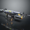 Modern Sci-Fi Gun Sci-Firearms Sci-Fi Game Gun Games Firearms Game Gun 3d model