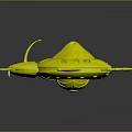 Futuristic Colorful Spacecraft Design With Cosmic Exploration Elements And Vibrant Aerodynamic Structure