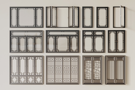 casement window 3d model