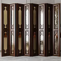 Screen partition 3d model