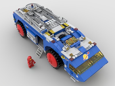 Lego toy building blocks engineering vehicle base engineering vehicle universe base 3d model