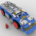 Lego toy building blocks engineering vehicle base engineering vehicle universe base 3d model