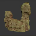 Handmade Artistic Abstract Stone Sculpture With Rough Textured Surface And Unique Shape