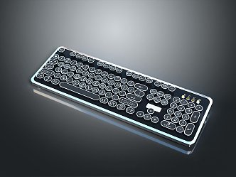 Keyboard Wireless Keyboard Computer Configuration Bluetooth Keyboard Gaming Keyboard Mechanical Keyboard Women's Keyboard 3d model