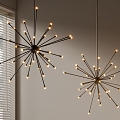 Cassina Ficupala Lamp Nordic dandelion chandelier creative chandelier 3d model