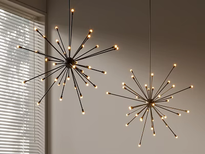 Cassina Ficupala Lamp Nordic dandelion chandelier creative chandelier 3d model