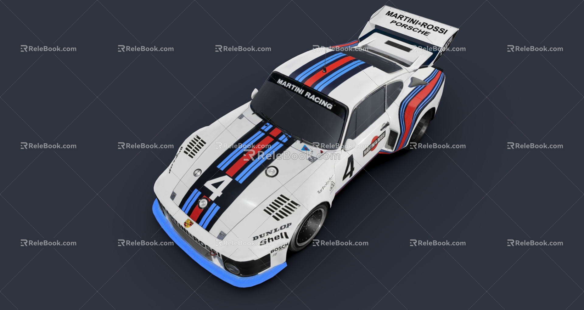 Porsche 935 sports car Super Racing Luxury Car Super sports car Low Face Number Low Model Simple Model Game Sub-era Film and Television Super Realism 3d model